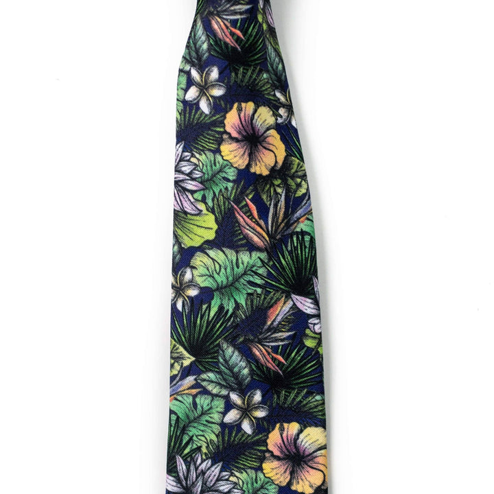 Breeze Floral Tropical Tie | Green