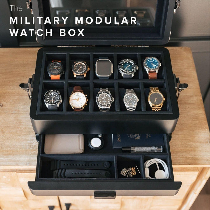 Military Watch Box | Black