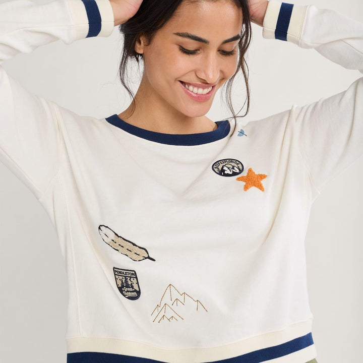 Graphic French Terry Crewneck