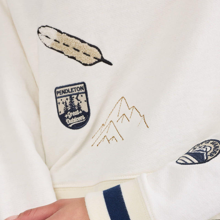 Graphic French Terry Crewneck