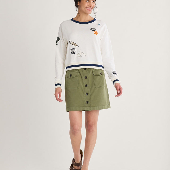 Graphic French Terry Crewneck
