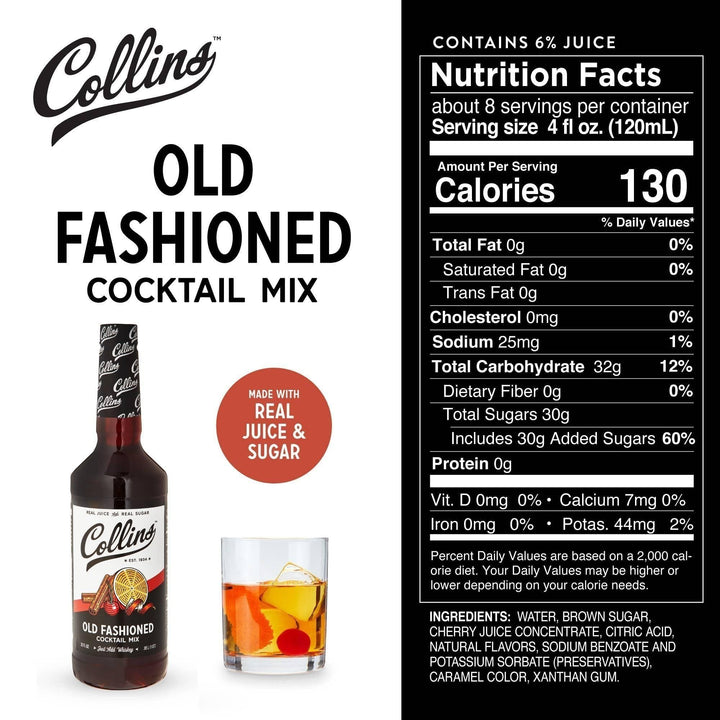 Real Sugar Old Fashioned Cocktail Mix