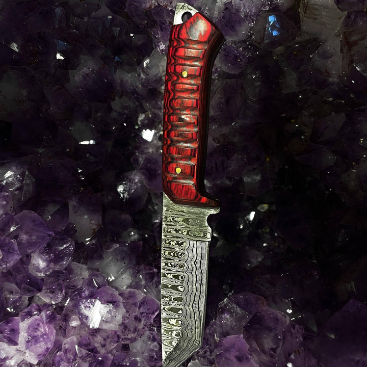 Damascus Diver Tanto Knife