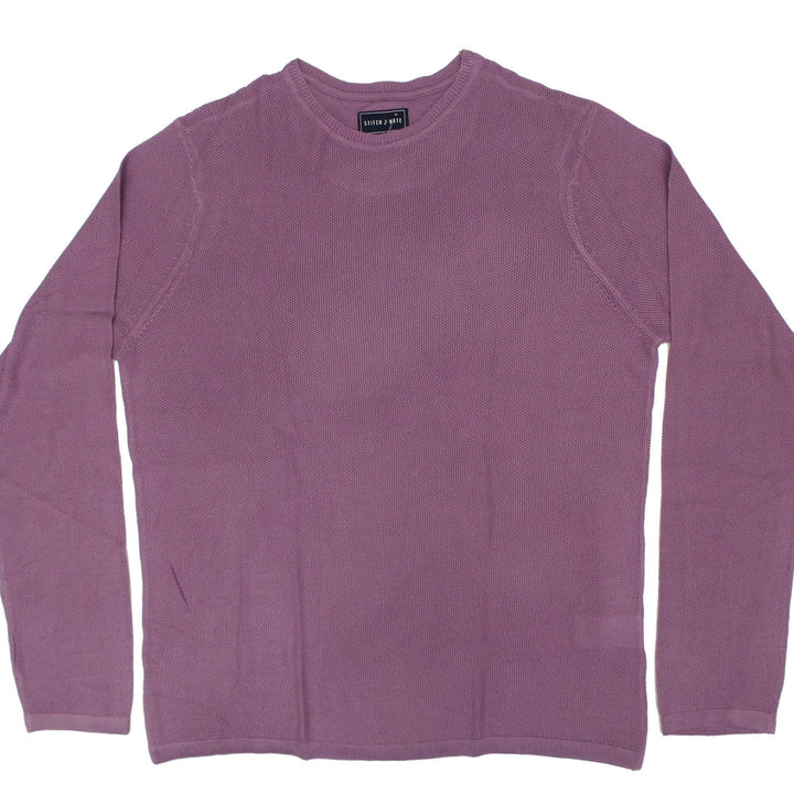 Bamboo Knit Crew Neck Sweater | Violet