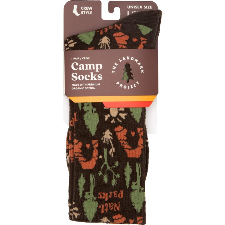 National Park Roundup Sock | Brown