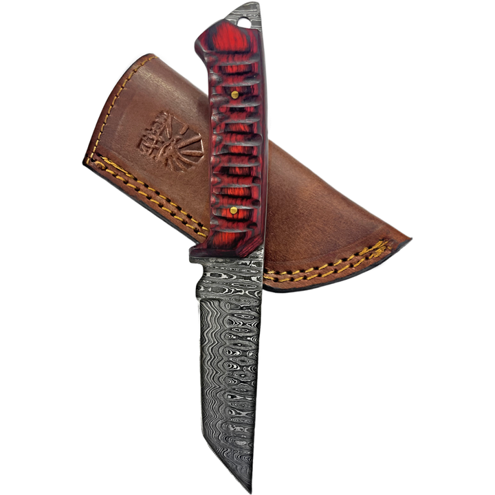 Damascus Diver Tanto Knife