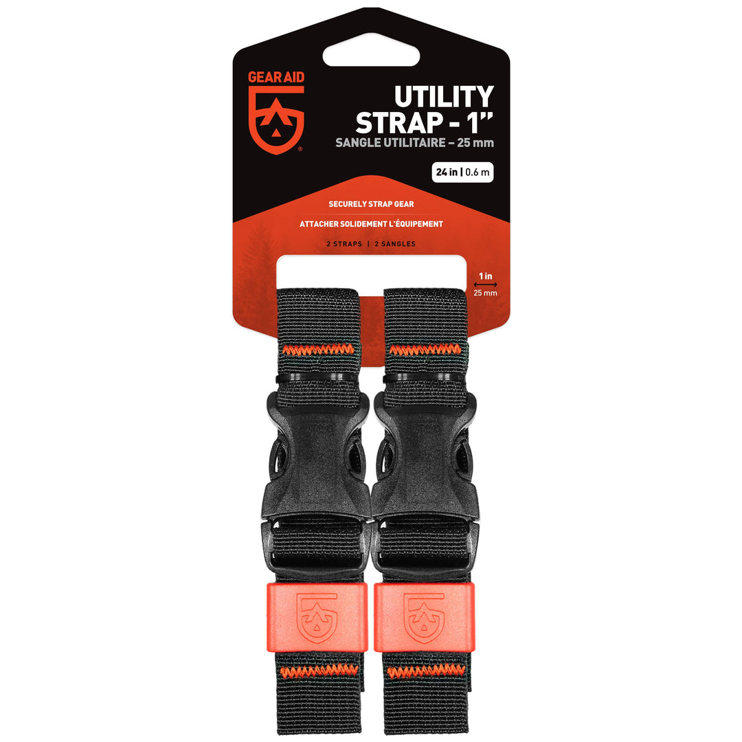 Utility Strap - 1", Black, 24" Length