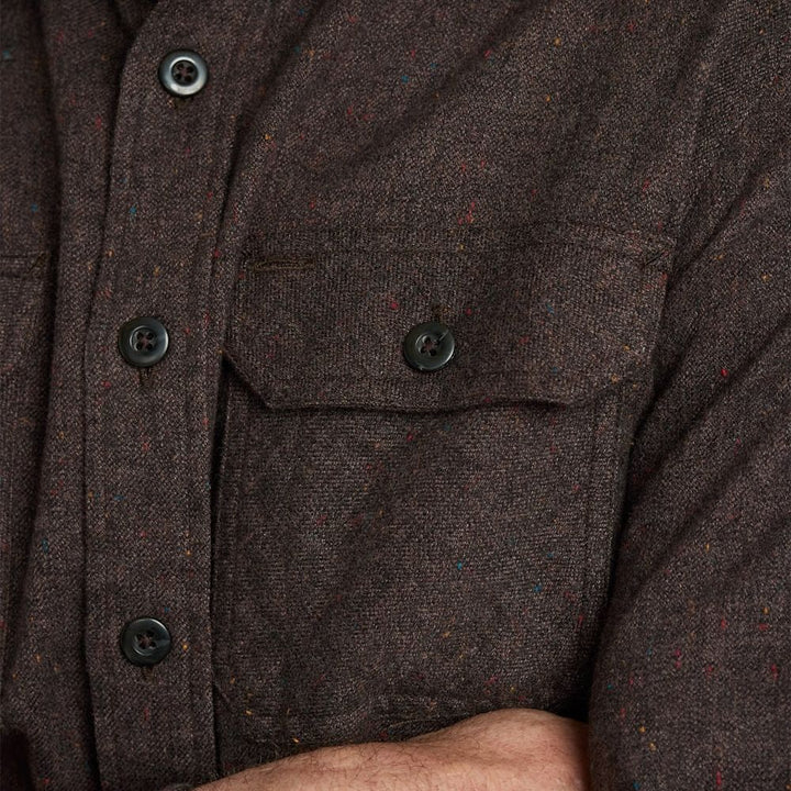 Burnside Flannel Shirt | Brown Heather