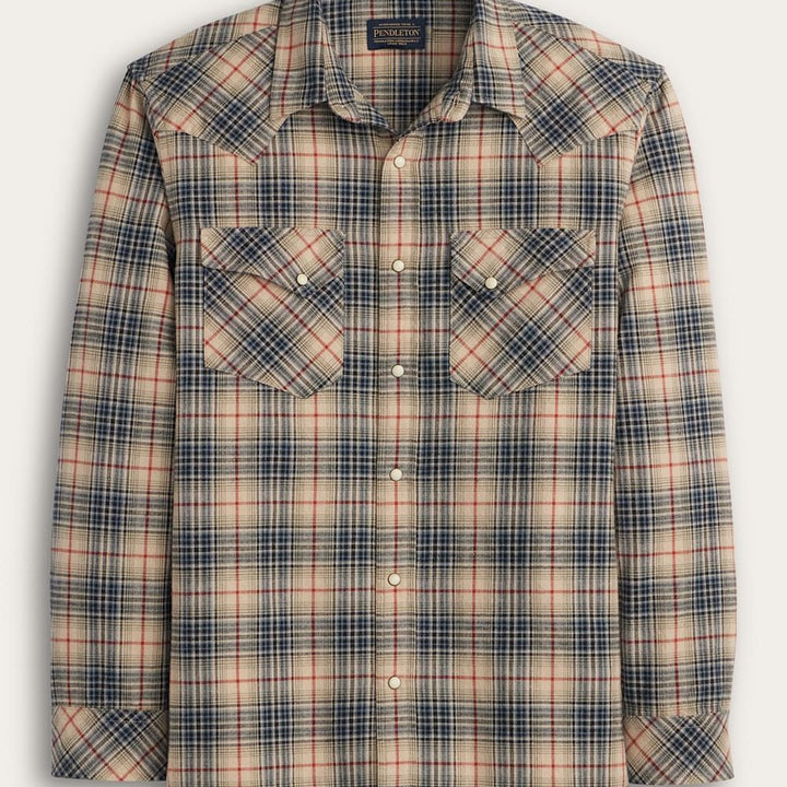 Wyatt Shirt | Natural Multi Plaid