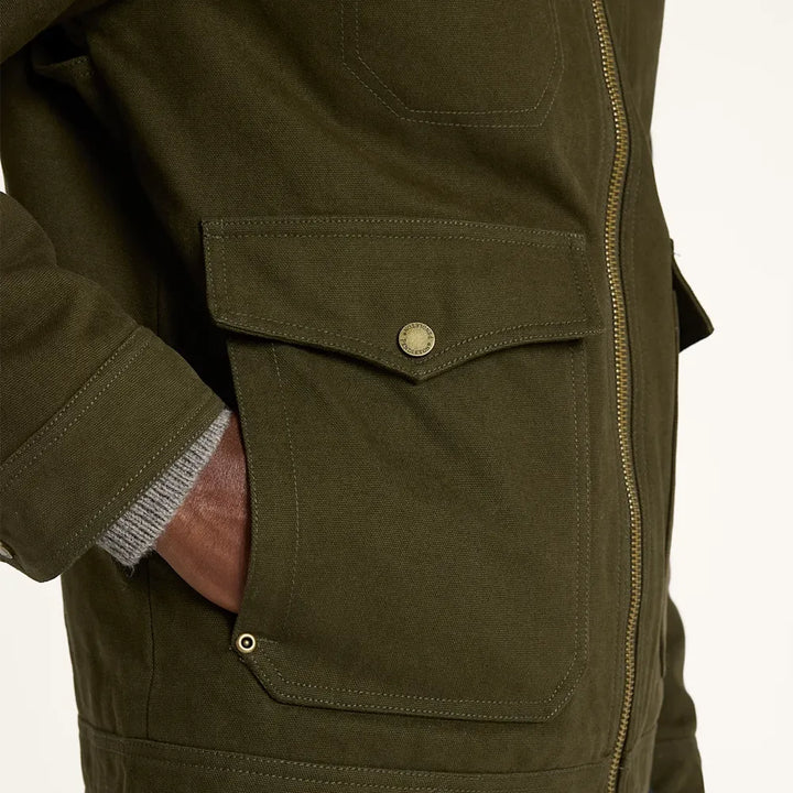 Carson City Ranch Coat | Dark Olive