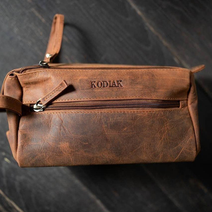 Leather Toiletry Bag