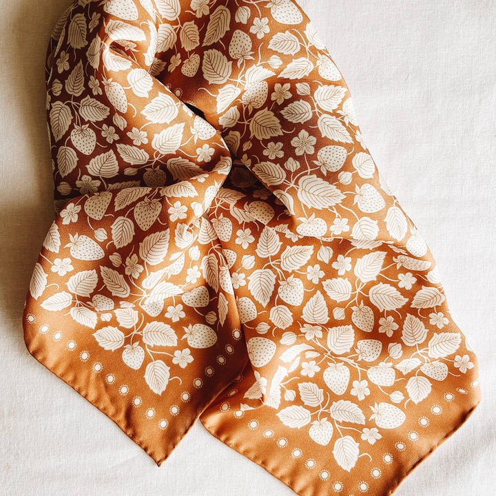 Strawberry Patch Bandana Scarf