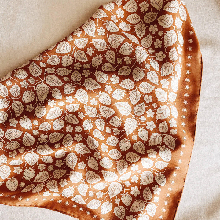 Strawberry Patch Bandana Scarf