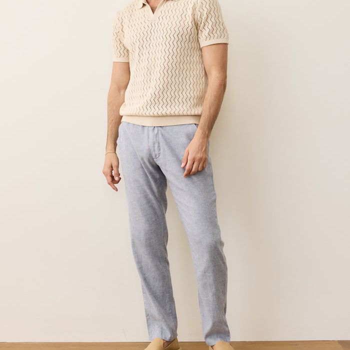 Cyrus Sweater Polo | Natural