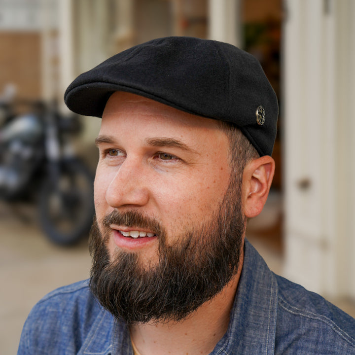 Model C Wool Flat Cap