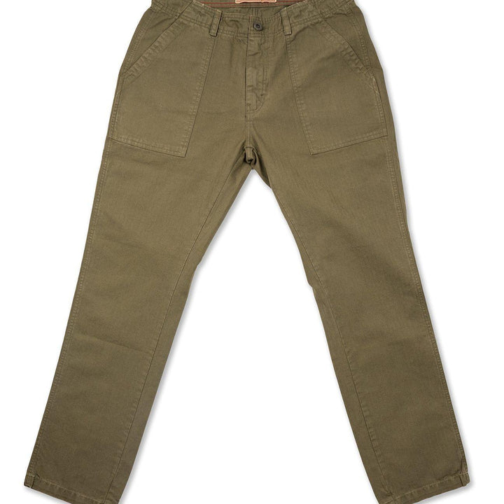 Herringbone Brigade Pant | Army