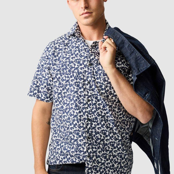 Jameison Bay Sports Fit Shirt | Navy