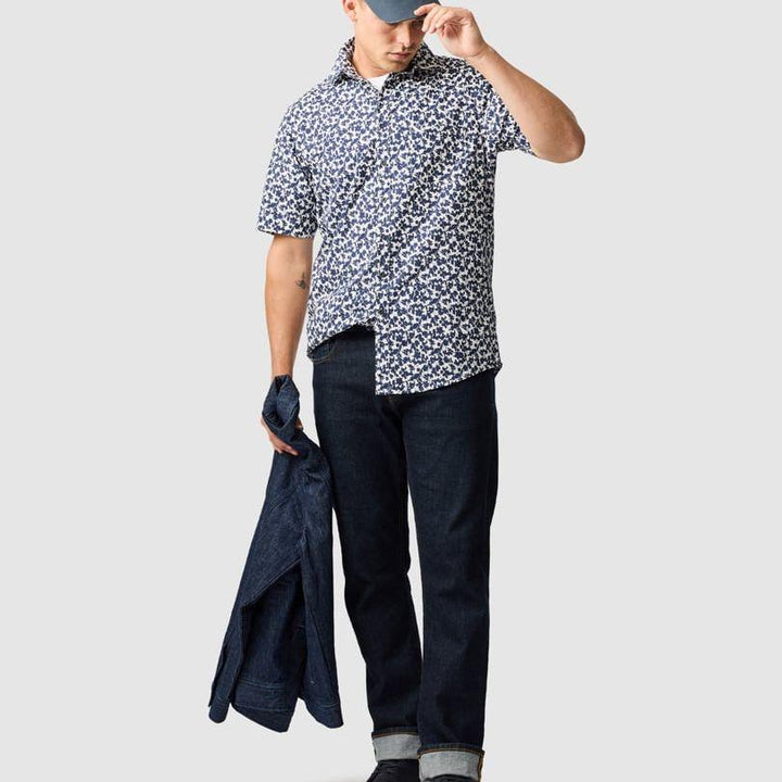 Jameison Bay Sports Fit Shirt | Navy