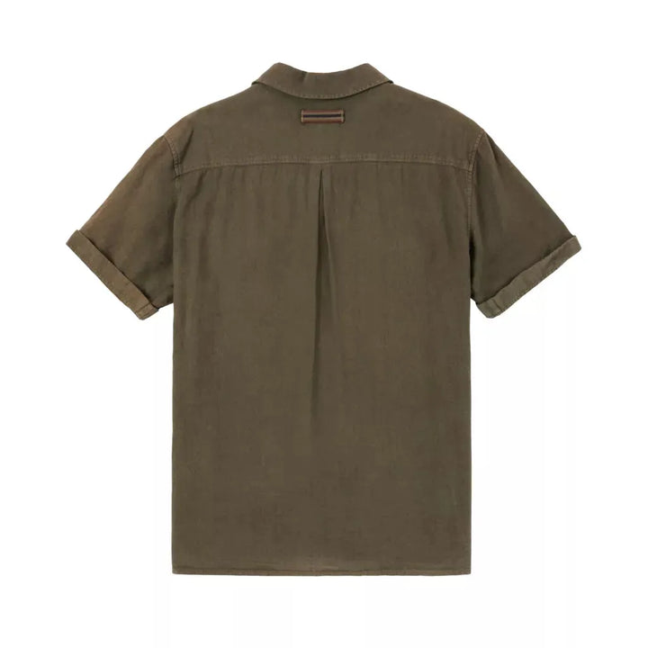 Travellers Linen Short Sleeve | Olive