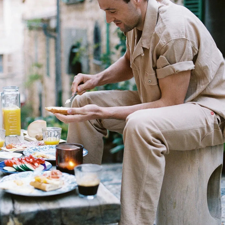 Travellers Linen Short Sleeve | Olive