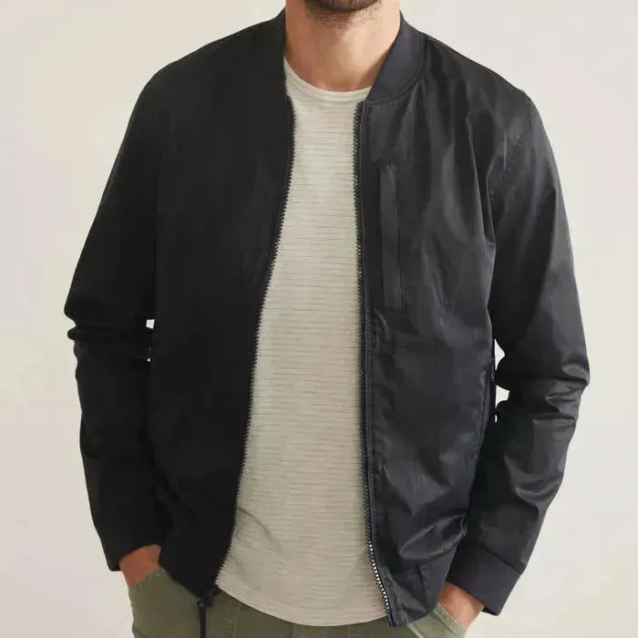 Rossland Dry Wax Bomber | Blue Black
