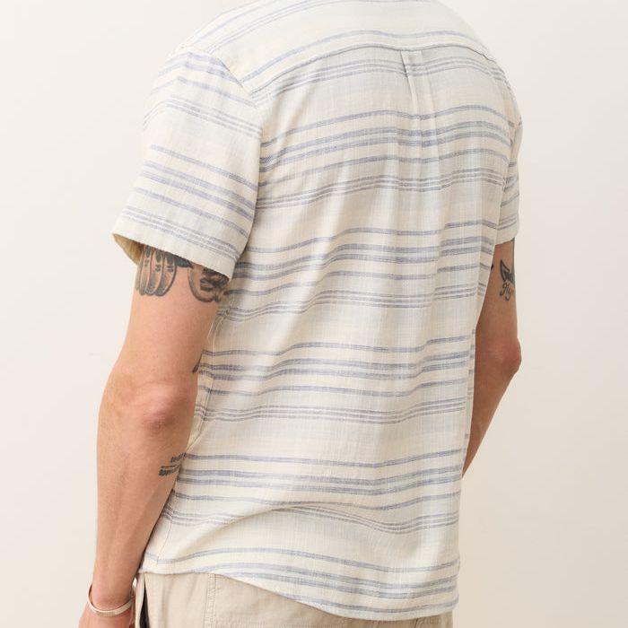 Stretch Selvage Short Sleeve | Cool Baja Stripe