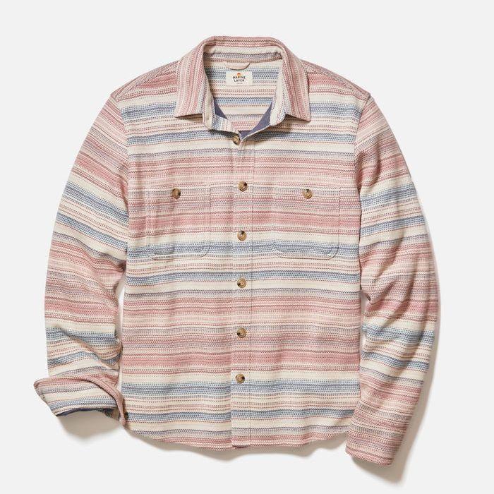Pacifica Stretch Twill Shirt | Warm Baja Stripe
