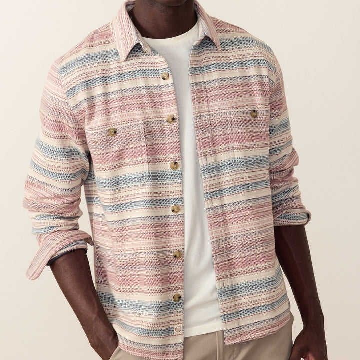 Pacifica Stretch Twill Shirt | Warm Baja Stripe