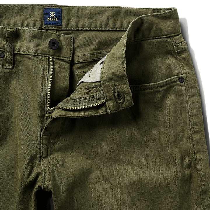 HWY 128 Straight Fit Broken Twill Jeans | Military