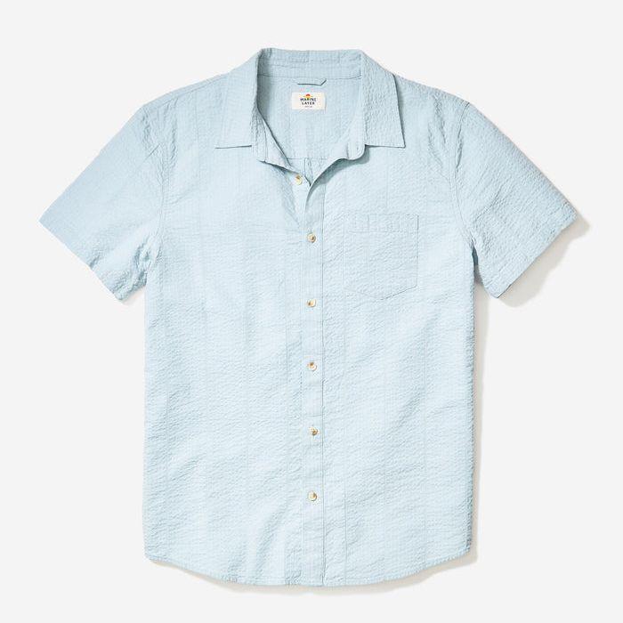 Seersucker Classic Shirt | Sterling Blue