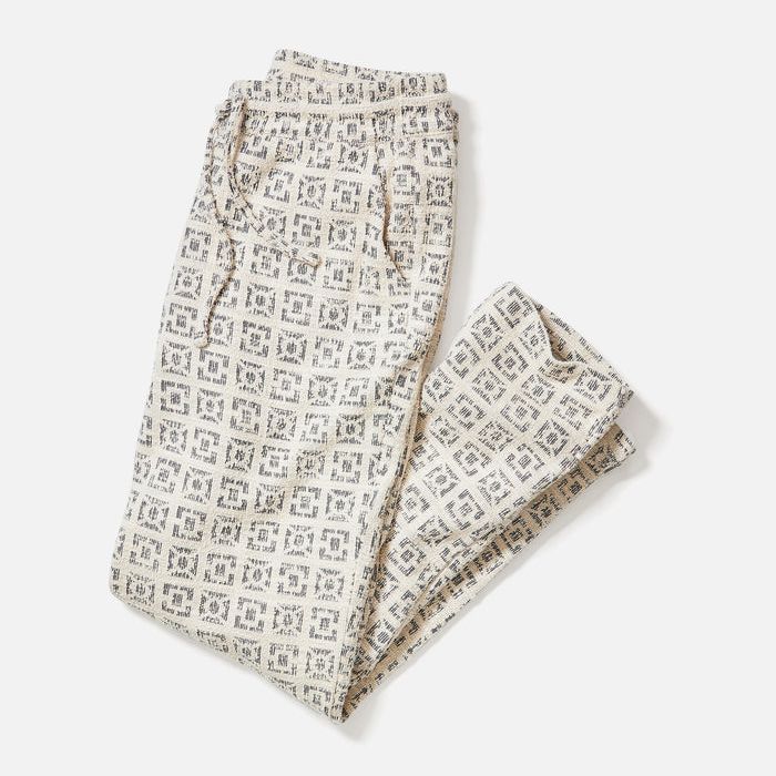 Cam Jacquard Pant | Natural Geo