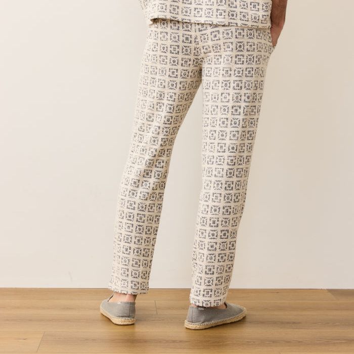 Cam Jacquard Pant | Natural Geo