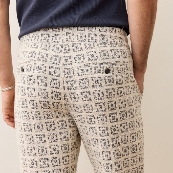 Cam Jacquard Pant | Natural Geo