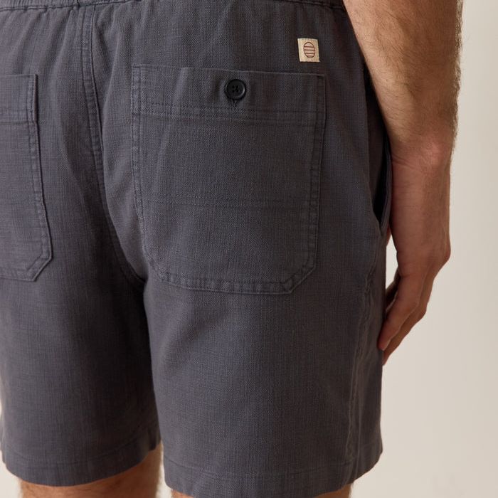 6" Saturday Beach Short | Faded Black