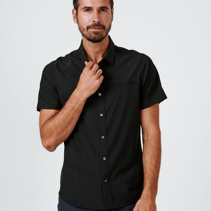 Grant Short Sleeve Shirt | Black