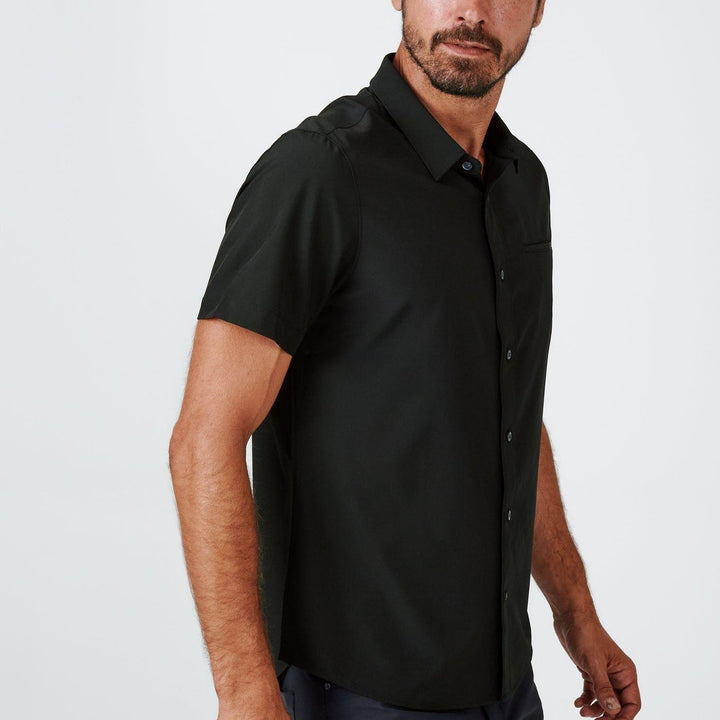 Grant Short Sleeve Shirt | Black