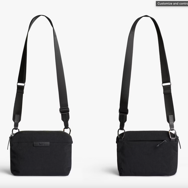 Tokyo Side Bag | Raven