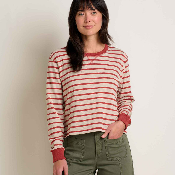 Boundless Jersey Long Sleeve | Campfire Stripe