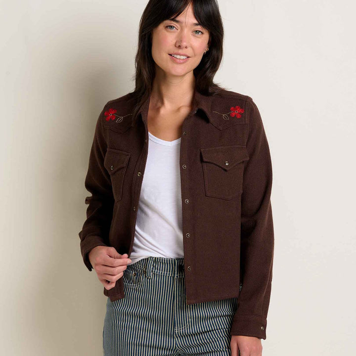 Conifer Western Long Sleeve Shirt | Chestnut