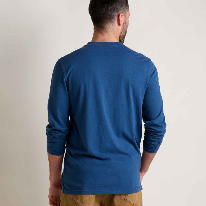 Primo Long Sleeve Henley | Deep Sea