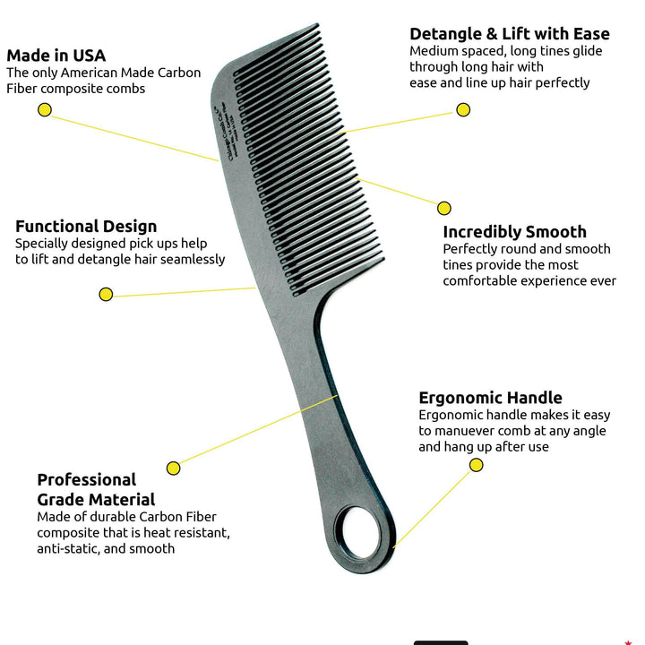 Model No. 14 Carbon Fiber Comb