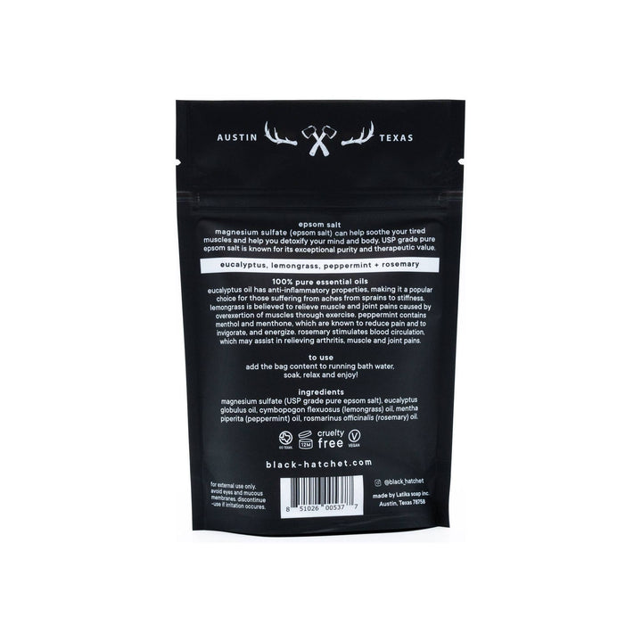 Black Hatchet Muscle Bath Salt