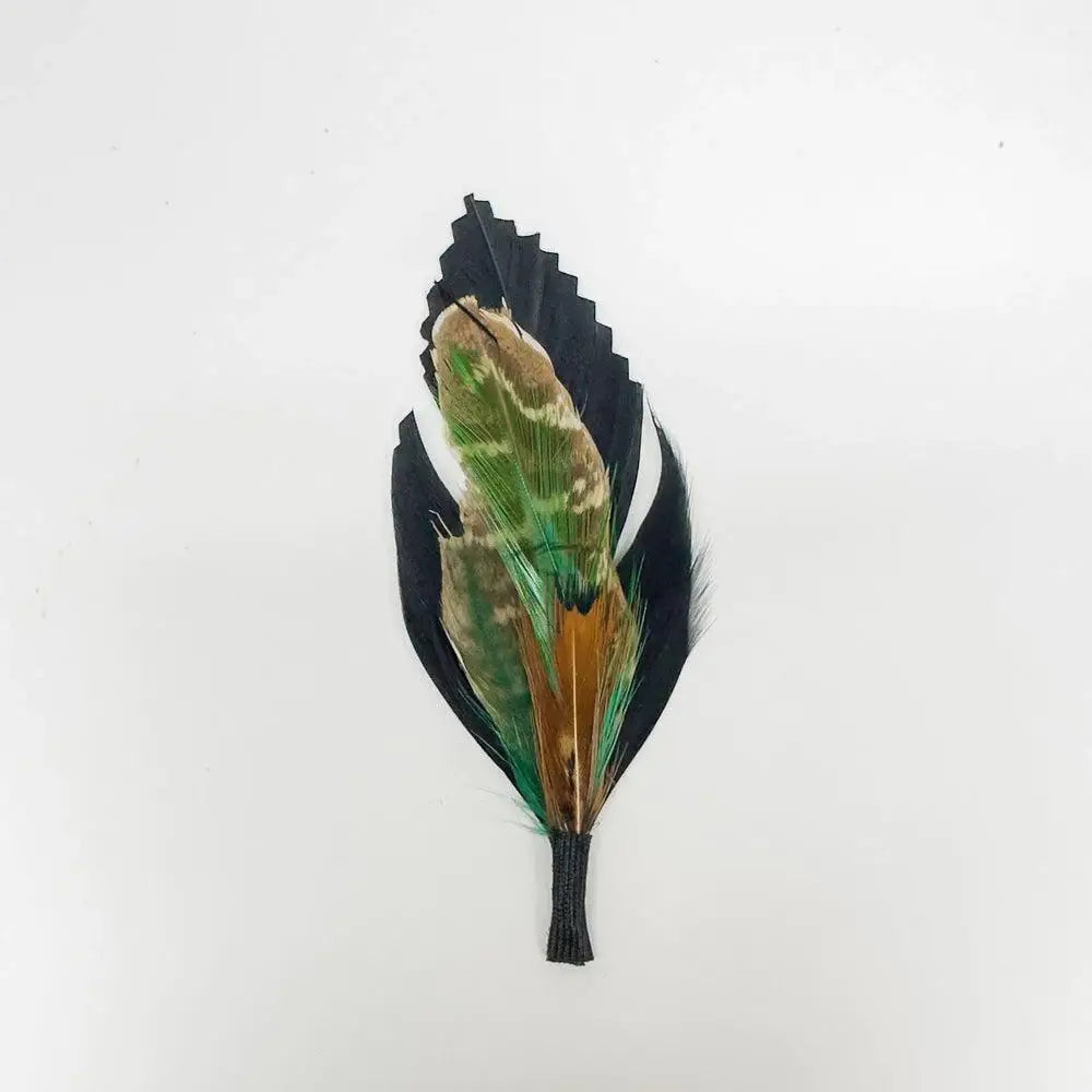 Feather Hat Accent | Black