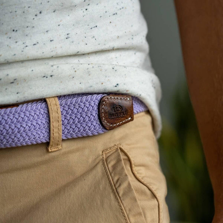 Lavender Elastic Woven Belt