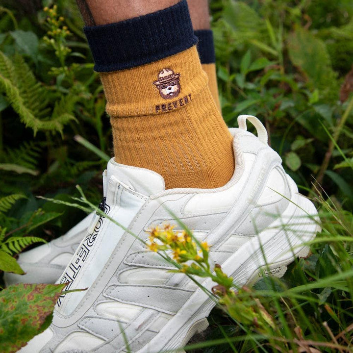 Smokey's Message Sock | Sandstone