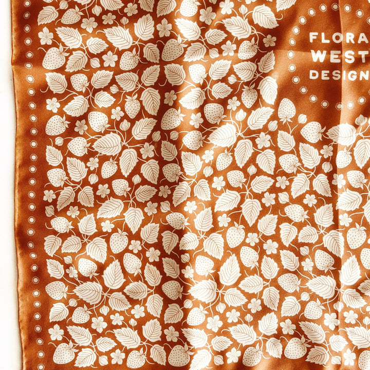 Strawberry Patch Bandana Scarf