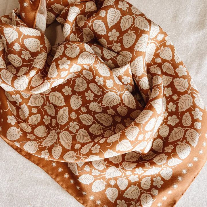 Strawberry Patch Bandana Scarf