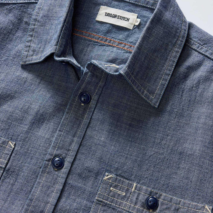 The Short Sleeve Utility Shirt | Indigo