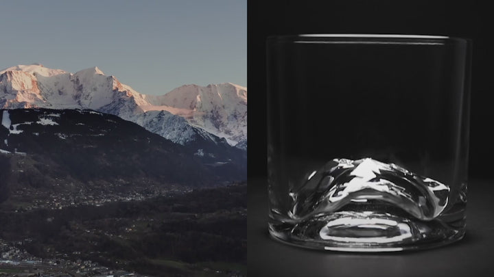 The Peaks Crystal Rocks Glass Set