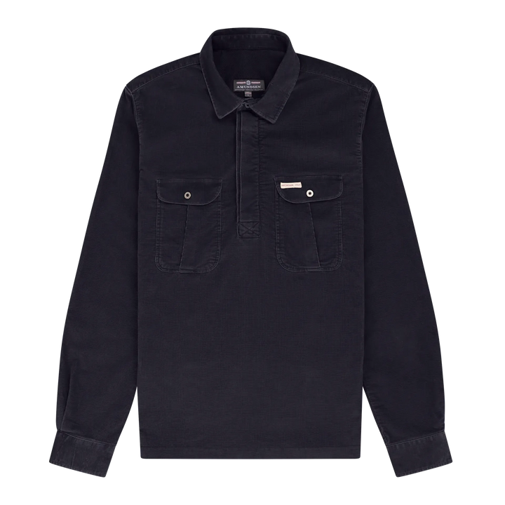 Ranger Velvet Half-Zip | Faded Navy